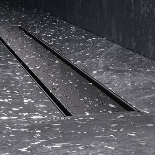 Душевой лоток AM.PM MasterFlow 70 W01SC-U11-070-04BM с Черной матовой решеткой / под плитку Tile